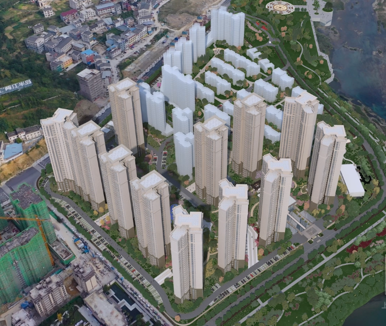 黔龙御园3D建筑动画制作