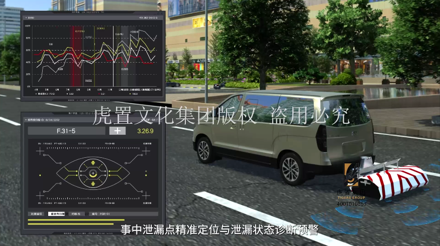 道路交通安全巡检车三维宣传动画宣传视频